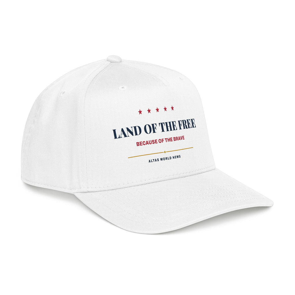 Land of the Free Baseball Cap — Because of the Brave | Altas World News