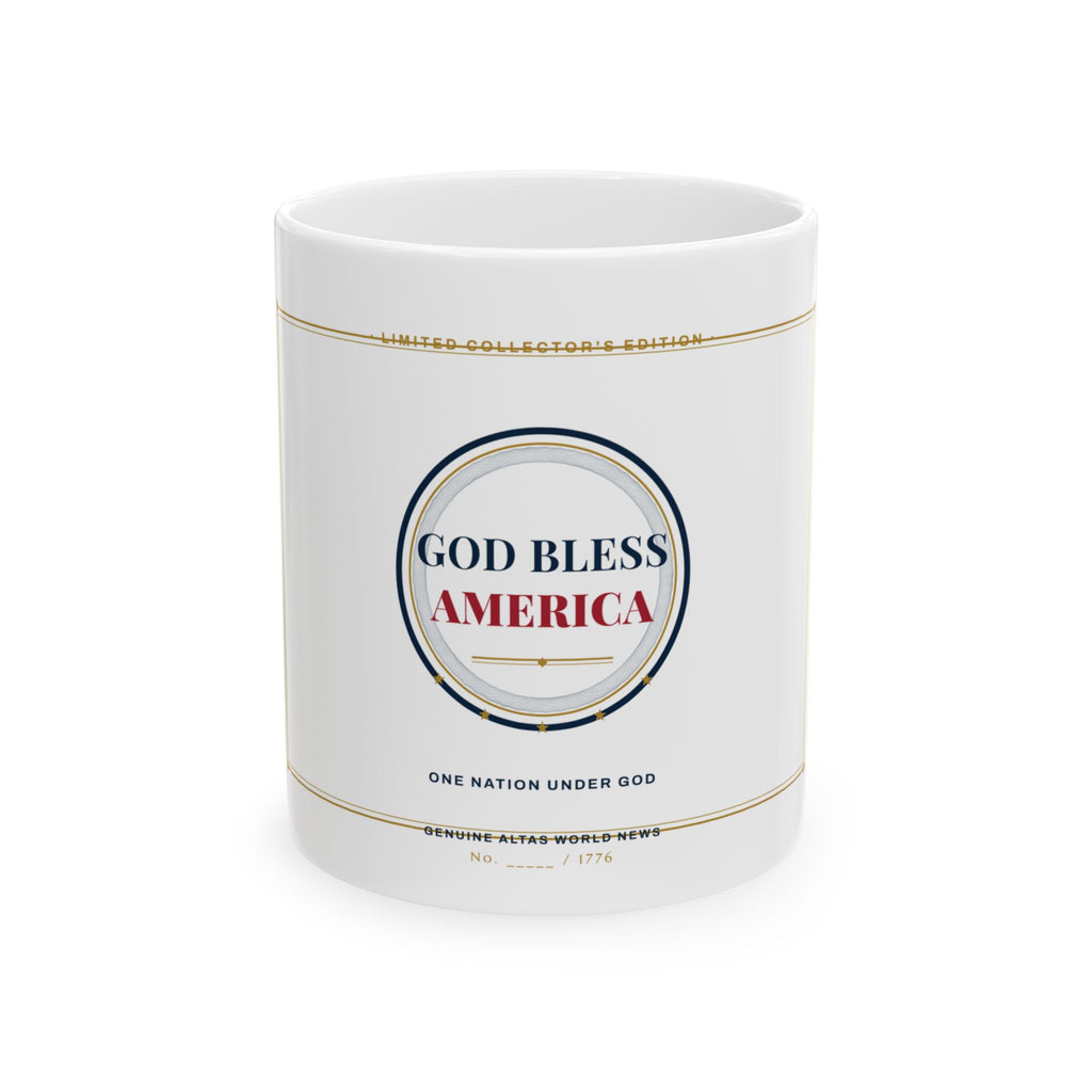 God Bless America Collector's Mug — One Nation Under God | Altas World News