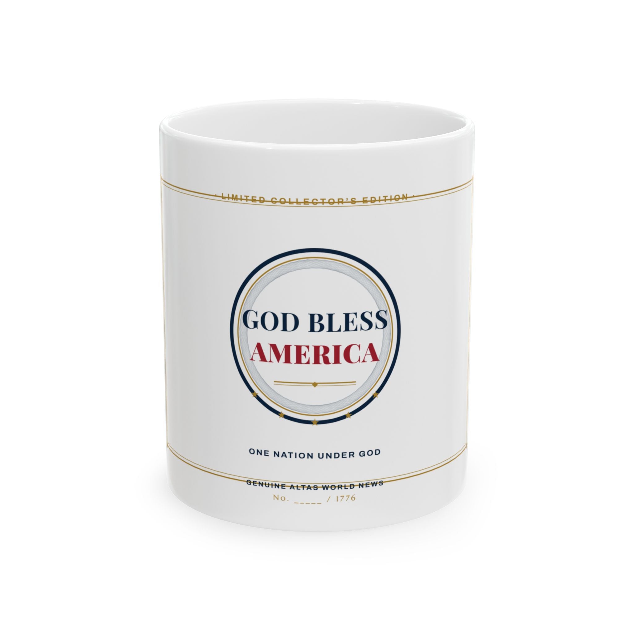 God Bless America Collector's Mug — One Nation Under God | Altas World News