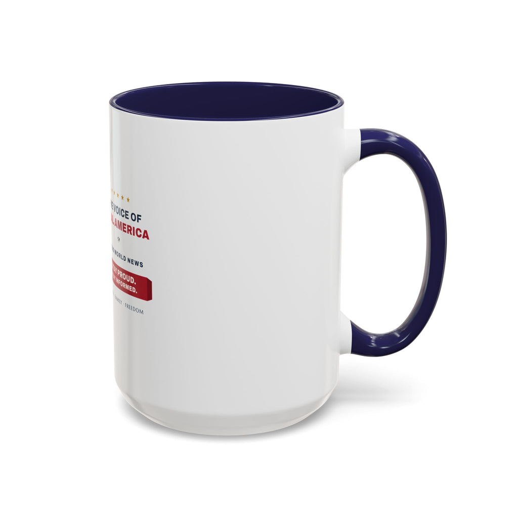 The Voice of Real America Accent Mug — Faith · Family · Freedom | Altas World News