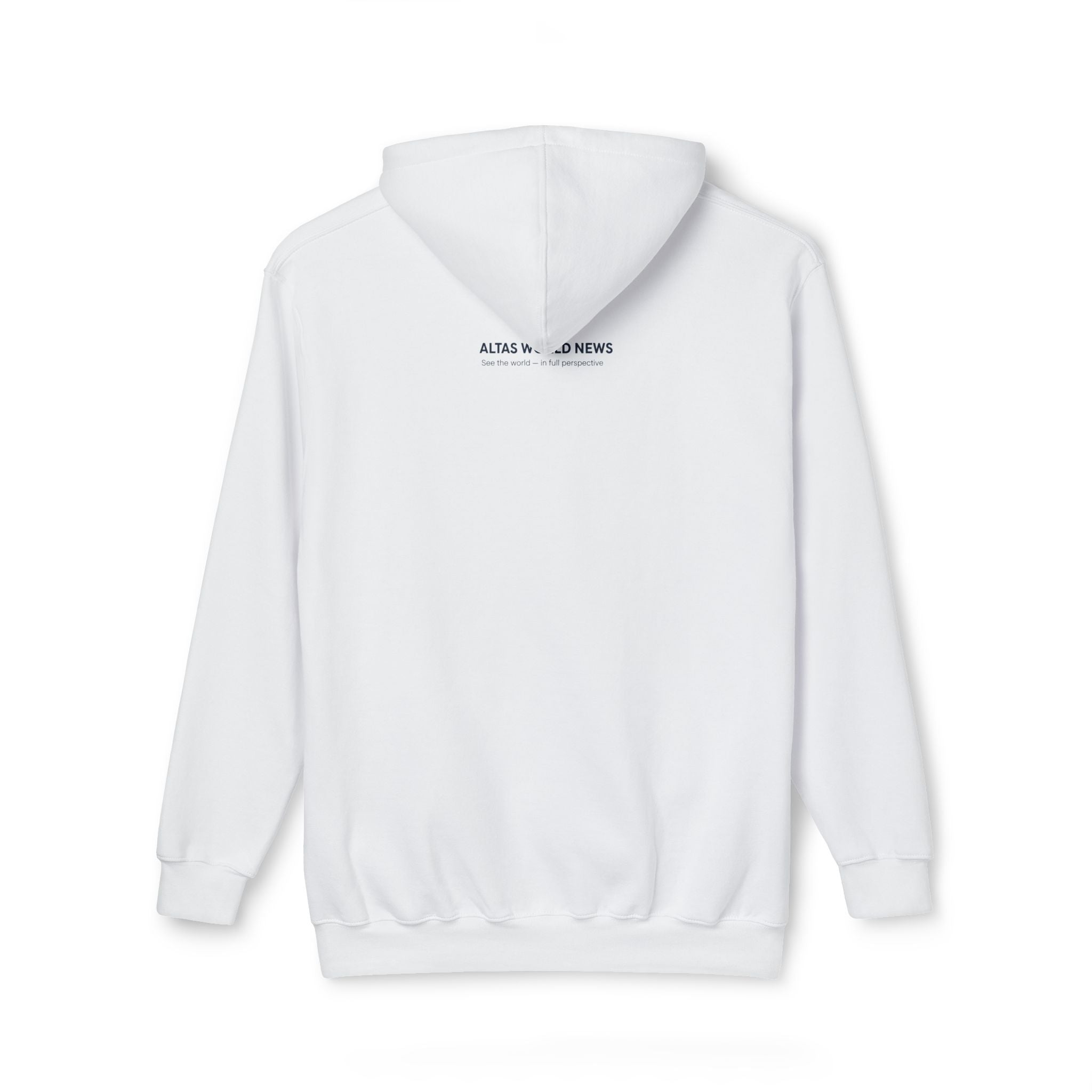 The Official Hoodie — White — See the world — in full perspective | Altas World News