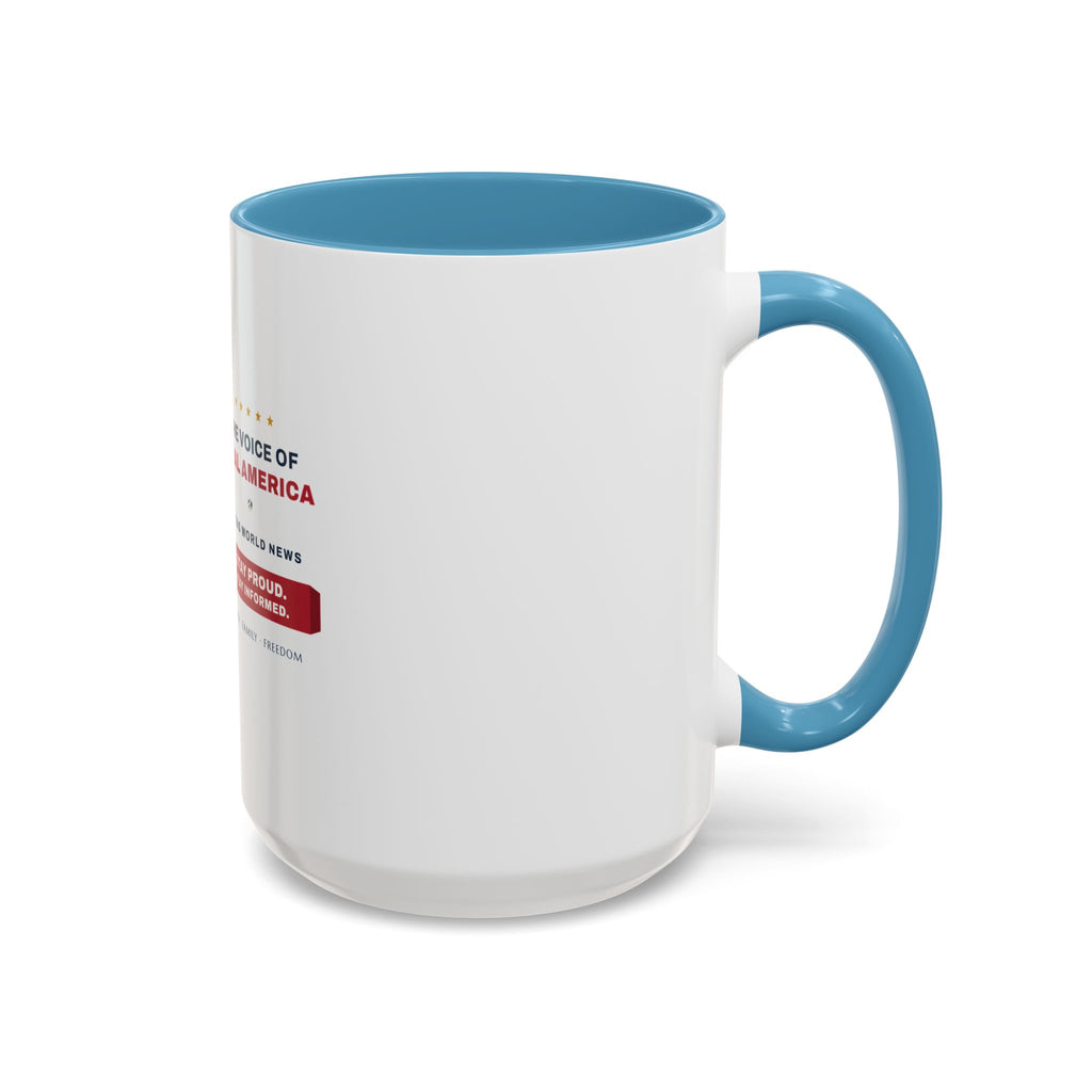 The Voice of Real America Accent Mug — Faith · Family · Freedom | Altas World News