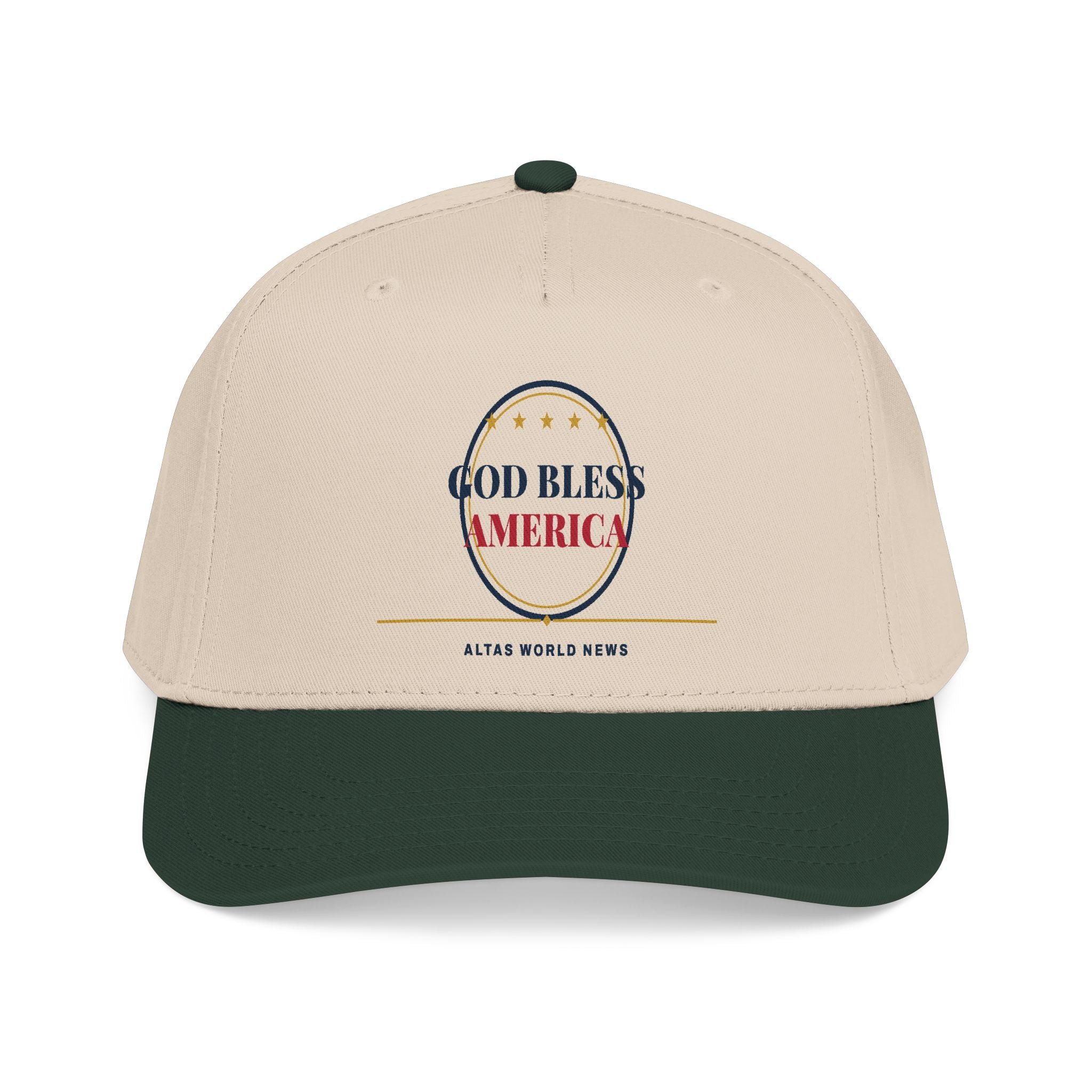 God Bless America Baseball Cap — One Nation Under God | Altas World News