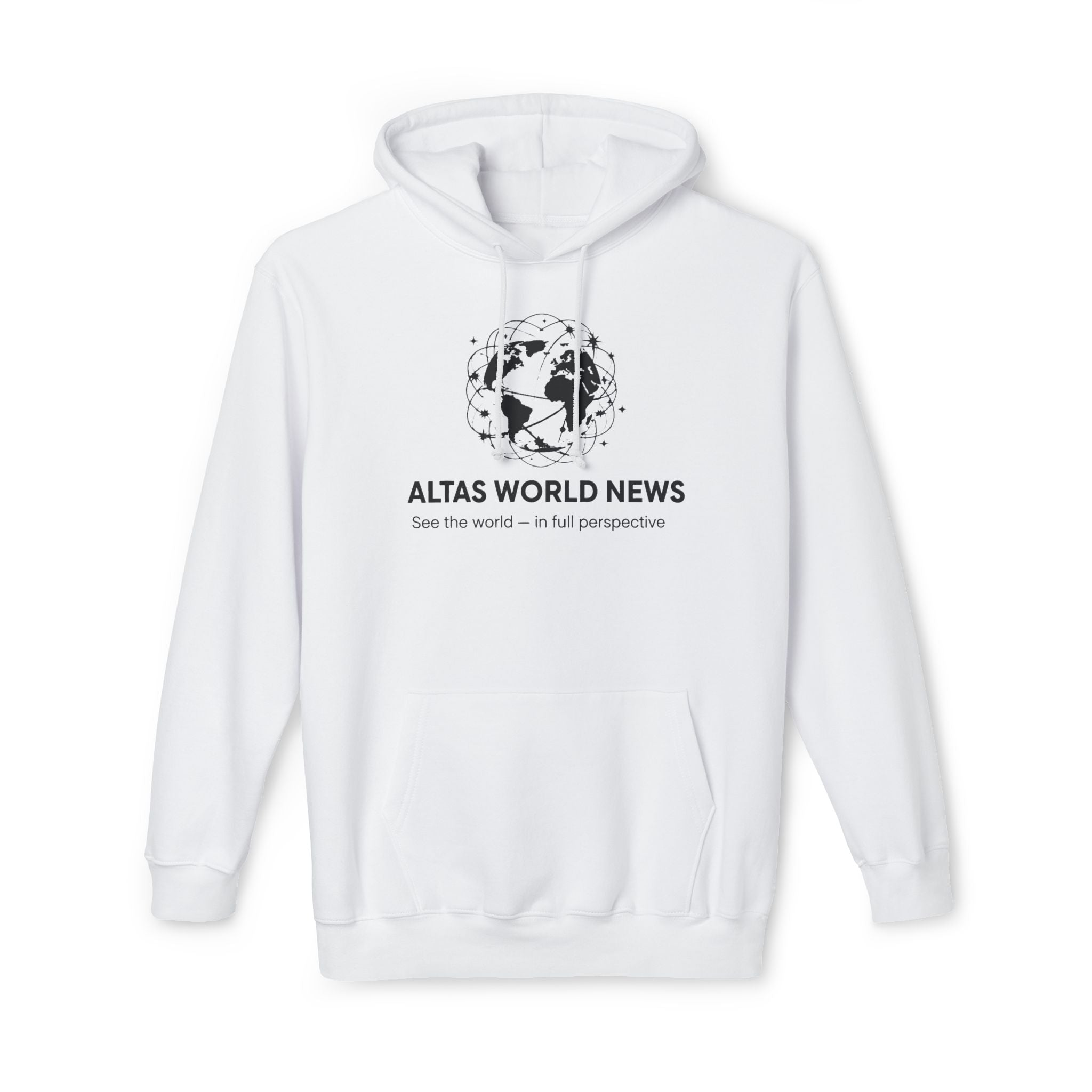 The Official Hoodie — White — See the world — in full perspective | Altas World News