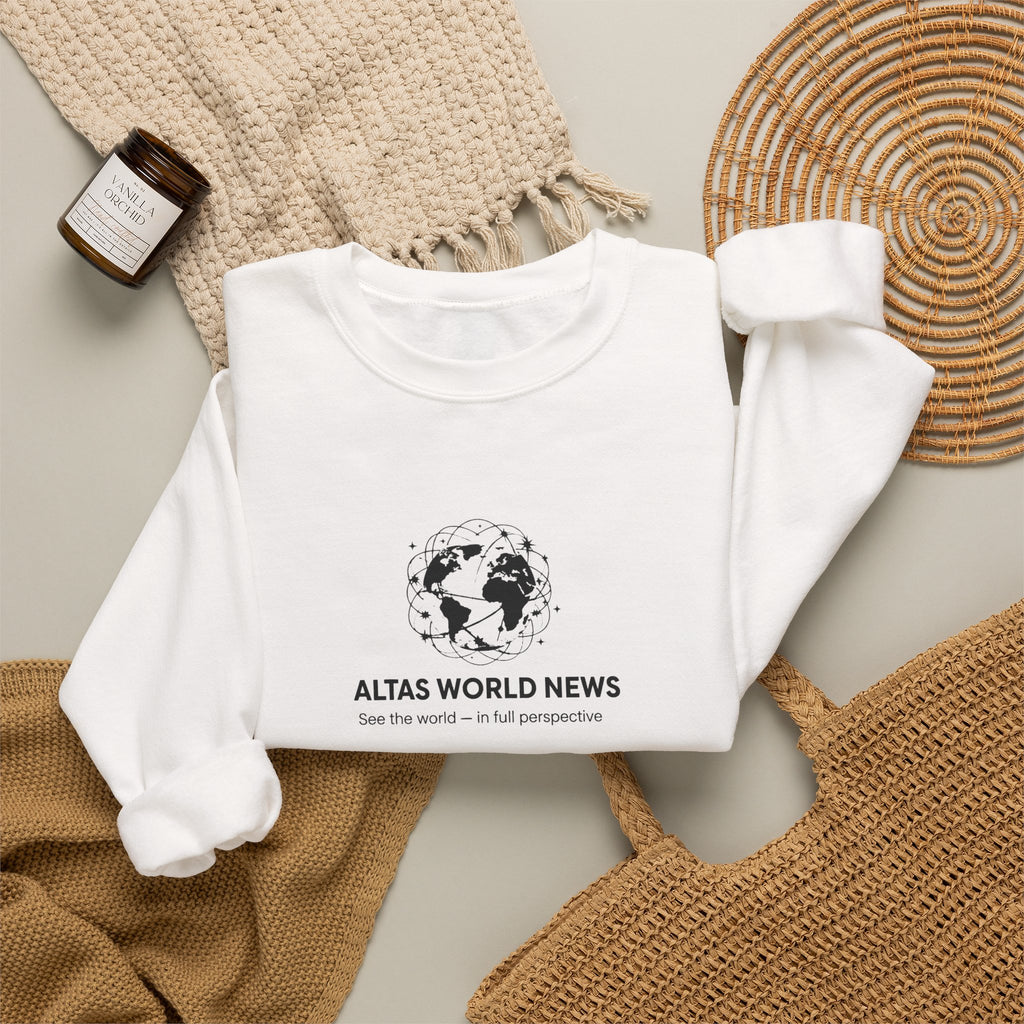 The Official Crewneck — See the world — in full perspective | Altas World News
