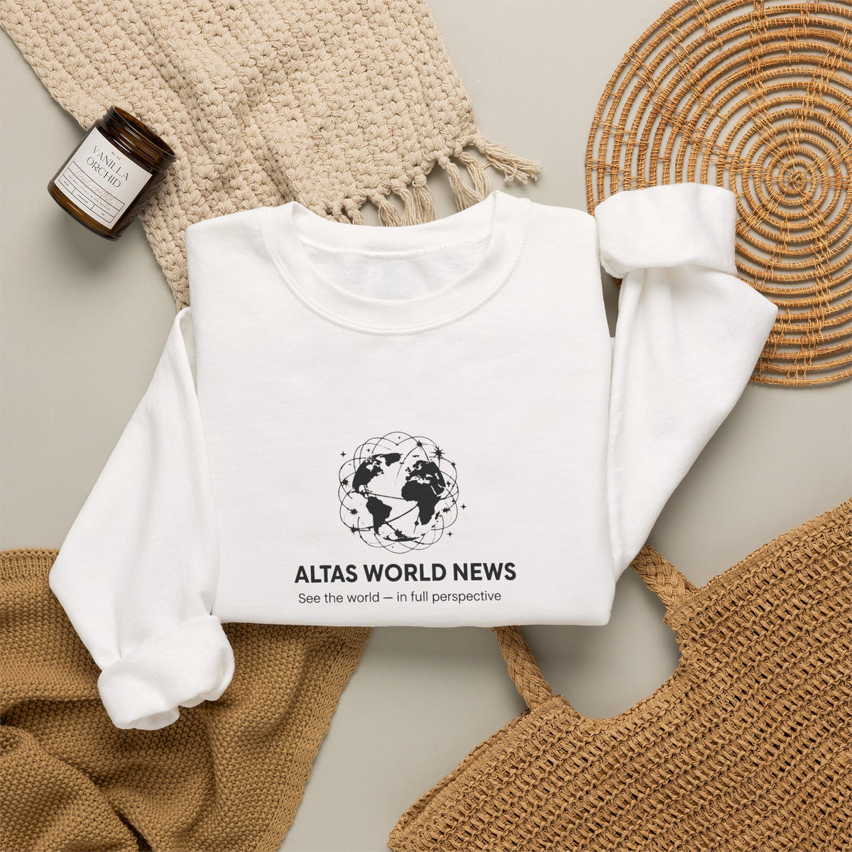 The Official Crewneck — See the world — in full perspective | Altas World News