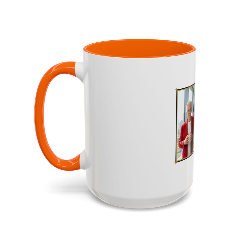 Altas World News "The Voice of Real America" Accent Coffee Mug — Patriotic Conservative Gift Mug for Men, 11oz / 15oz, Stay Proud Stay Informed