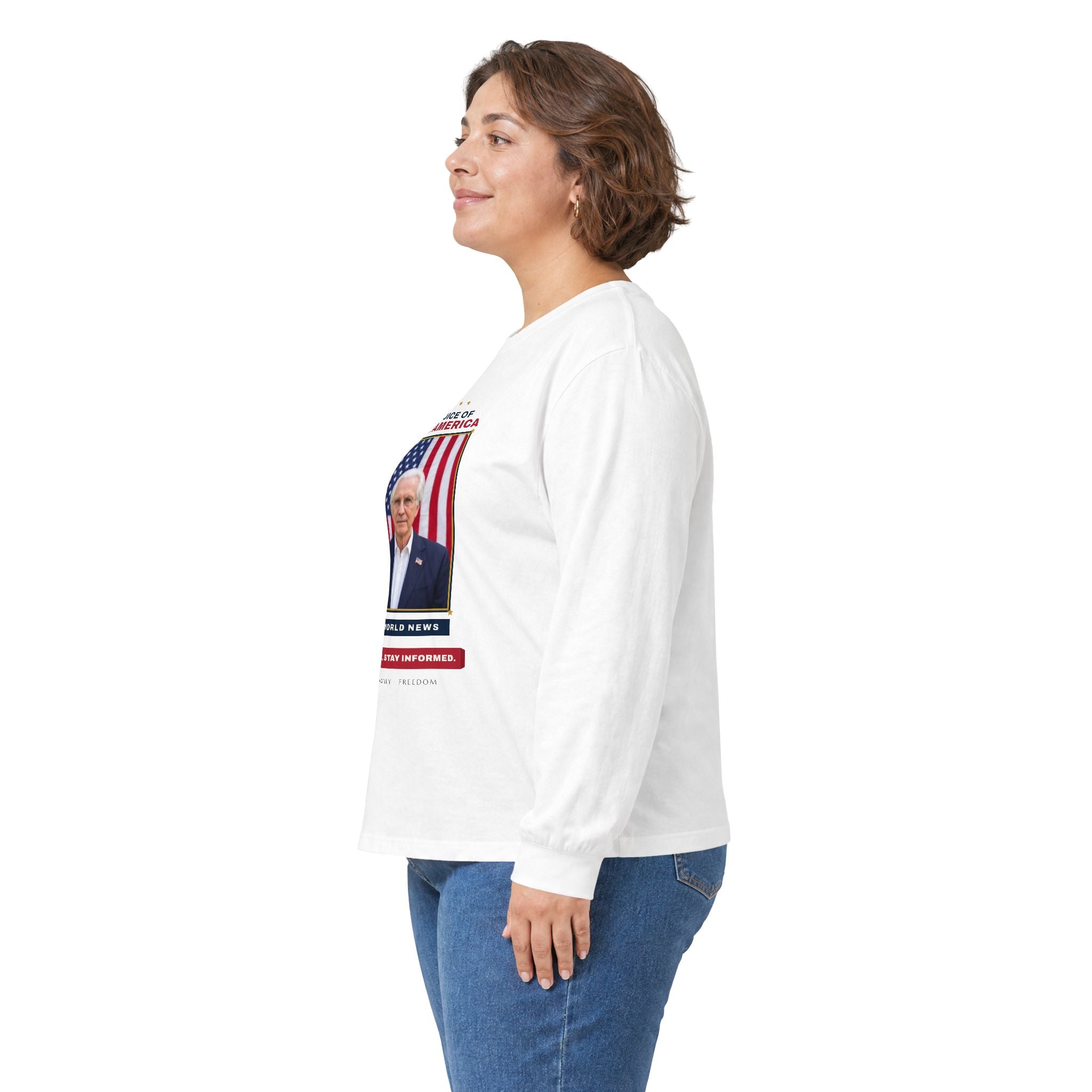The Voice of Real America Long-Sleeve Tee | Altas World News