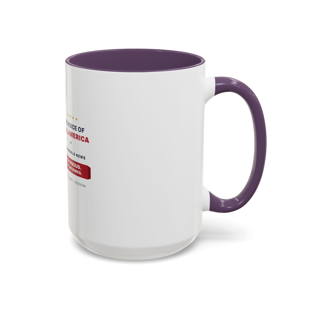 The Voice of Real America Accent Mug — Faith · Family · Freedom | Altas World News