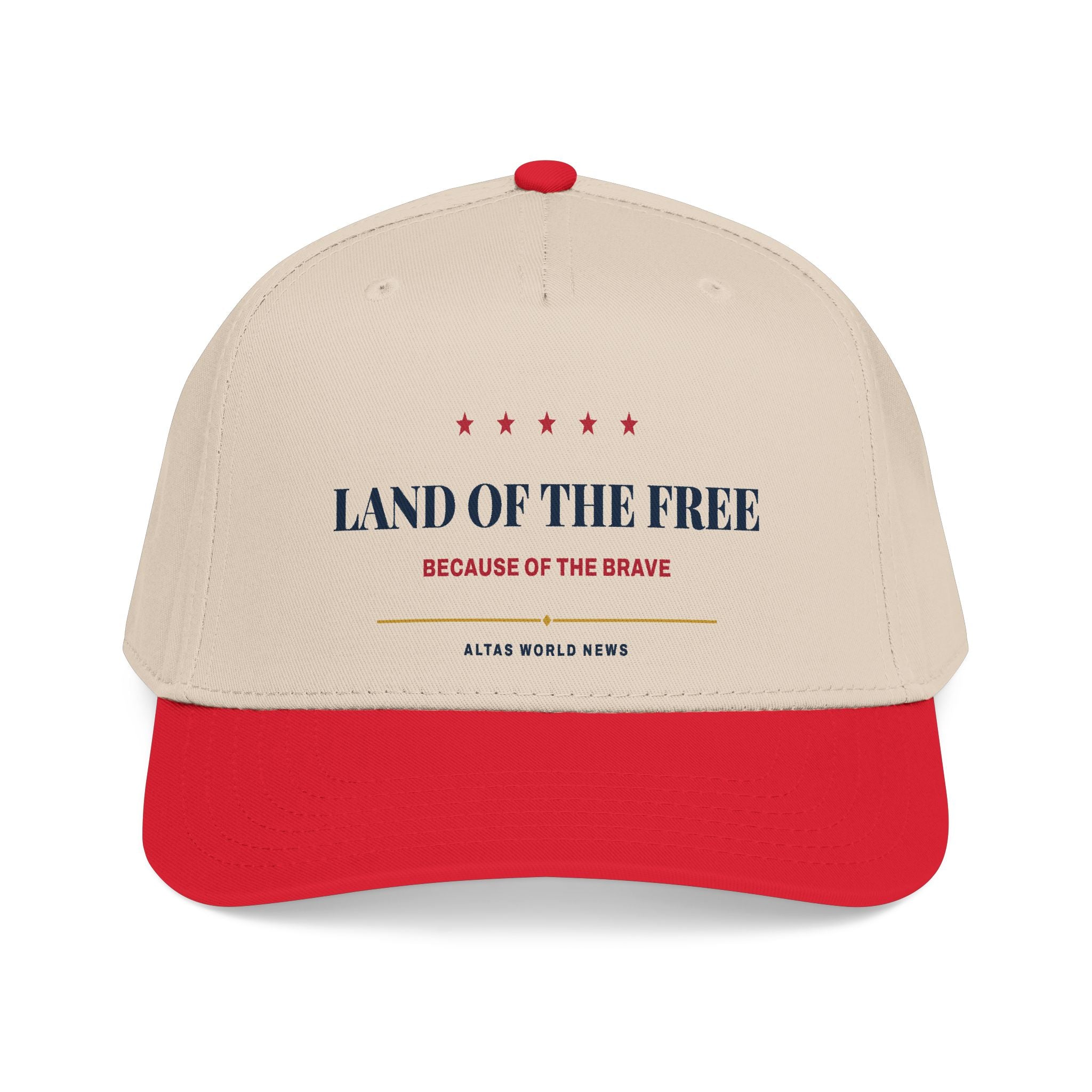 Land of the Free Baseball Cap — Because of the Brave | Altas World News
