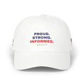 Proud. Strong. Informed. Dad Cap | Altas World News