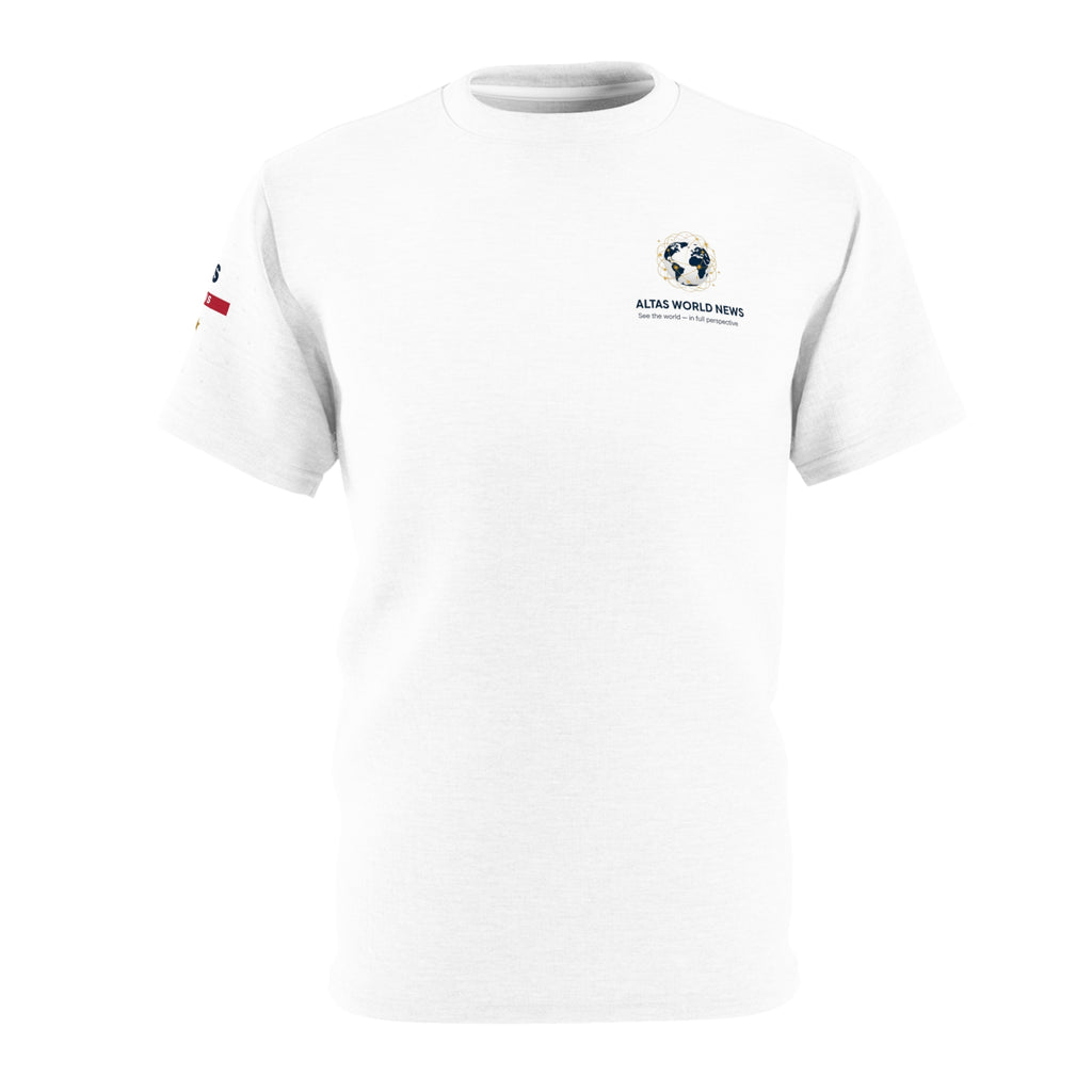 The Everyday American Tee — Classic Left-Chest Logo | Altas World News