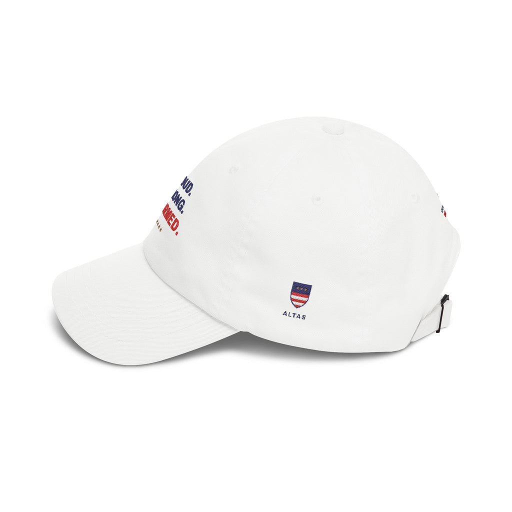 Proud. Strong. Informed. Dad Cap | Altas World News