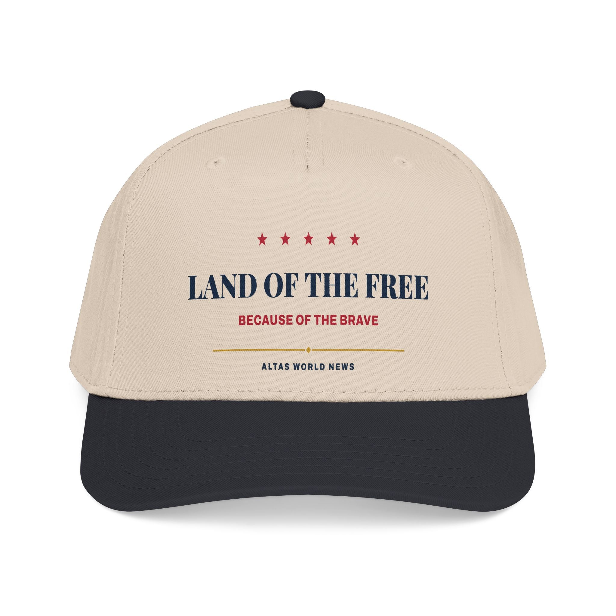 Land of the Free Baseball Cap — Because of the Brave | Altas World News