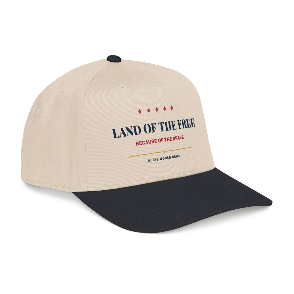 Land of the Free Baseball Cap — Because of the Brave | Altas World News