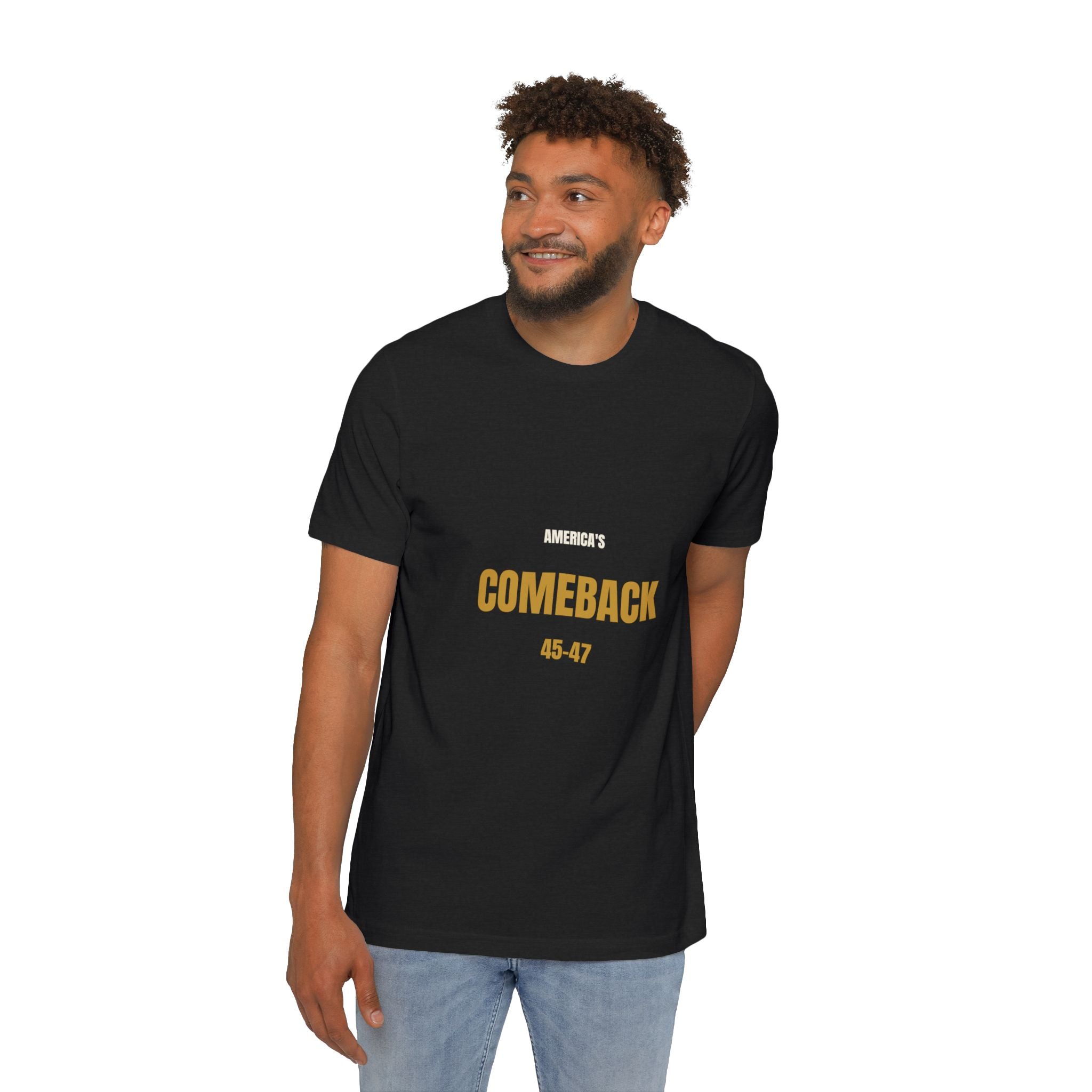 America's Comeback Tee - Dark MAGA 45-47 Patriot Shirt